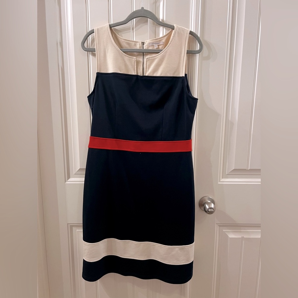 41Hawthorn Sloan Colorblock A-Line Ponte Shift Dress
